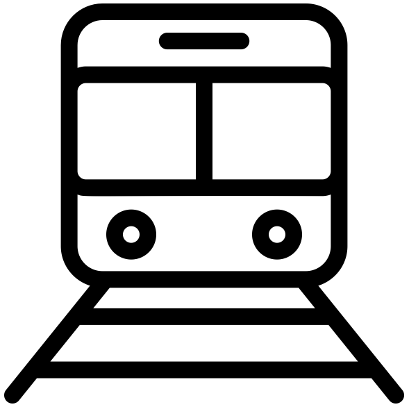 Anfahrt Icon Zug
